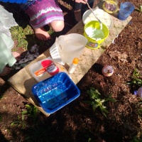 Outdoor Play: Making Potions