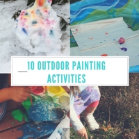 10 Outdoor Painting Activities